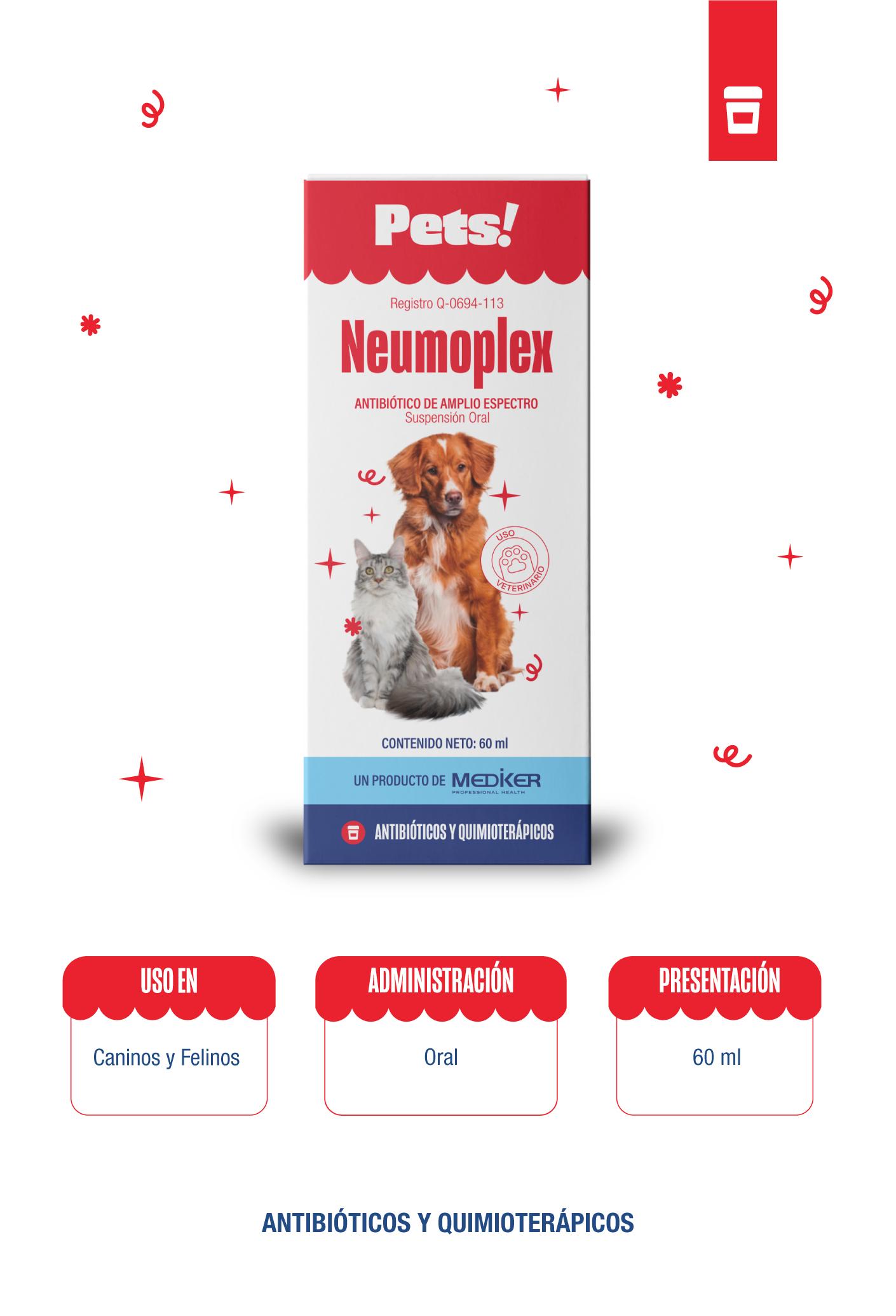 Pets Neumoplex ficha técnica