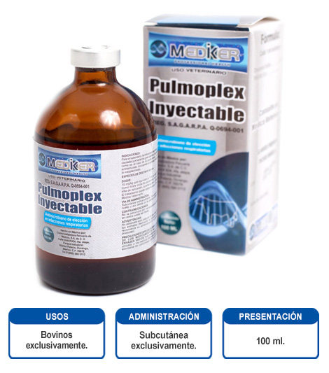 Mediker pulmoplex inyectable